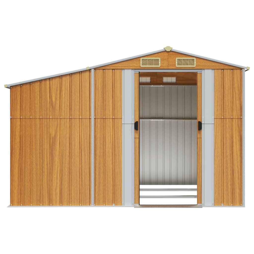 Gerätehaus 277X279X179 Cm Verzinkter Stahl