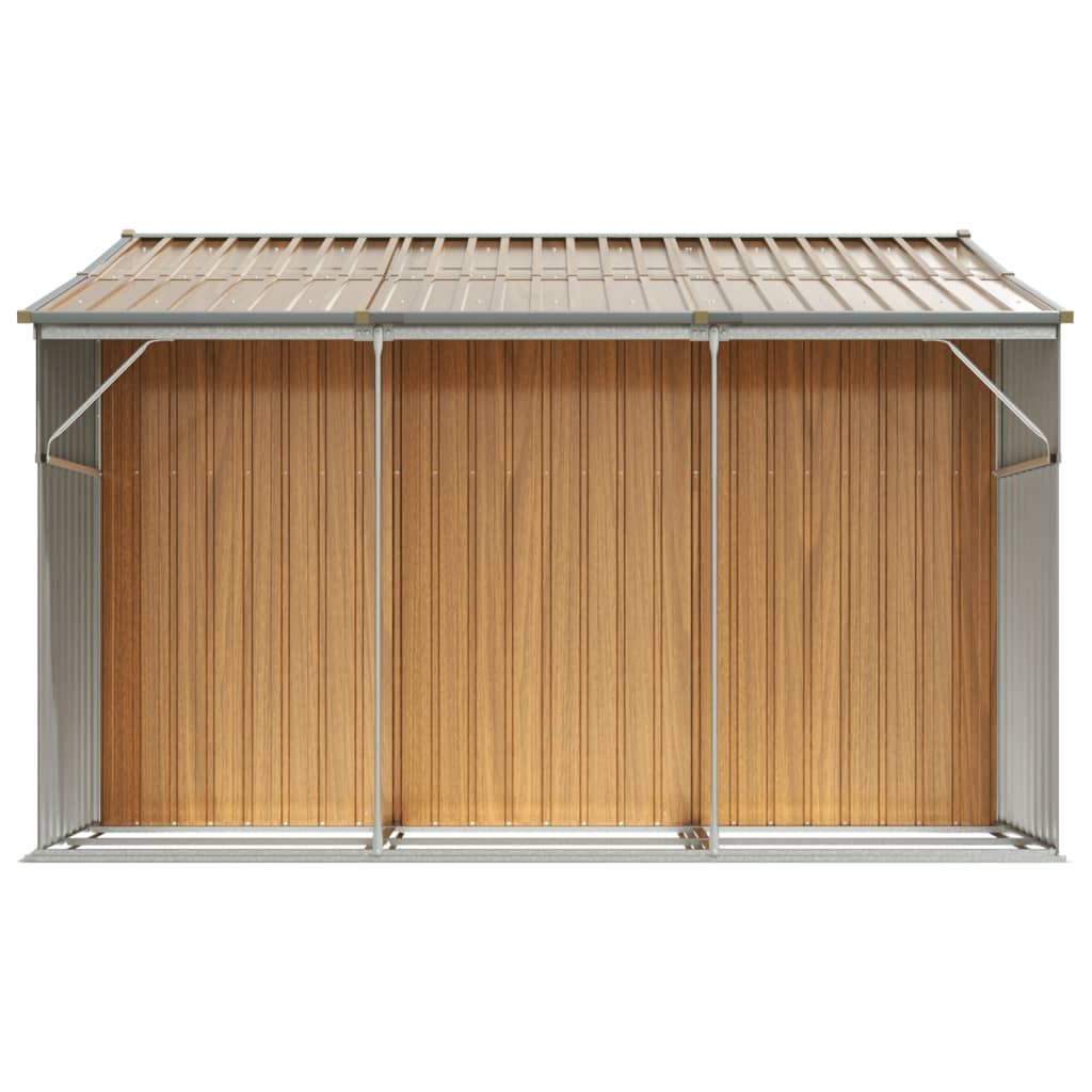 Gerätehaus 277X279X179 Cm Verzinkter Stahl