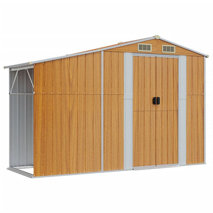 Gerätehaus 277X279X179 Cm Verzinkter Stahl