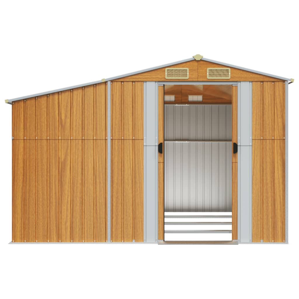 Gerätehaus 277X365,5X179 Cm Verzinkter Stahl