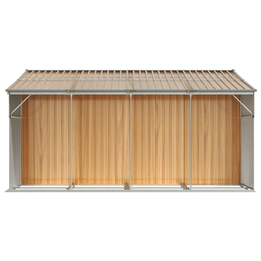 Gerätehaus 277X365,5X179 Cm Verzinkter Stahl
