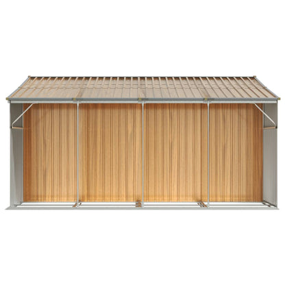 Gerätehaus 277X365,5X179 Cm Verzinkter Stahl