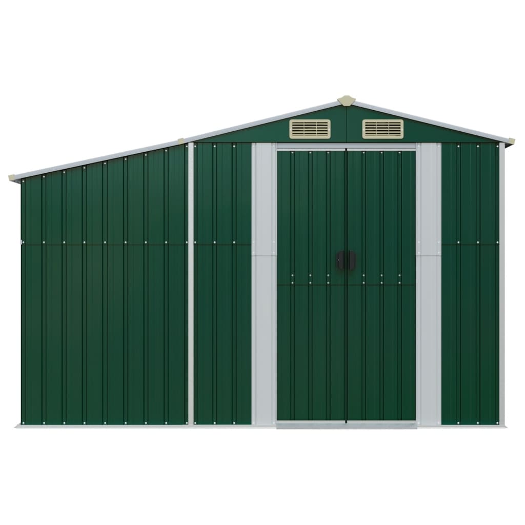 Gerätehaus 277X93X179 Cm Verzinkter Stahl