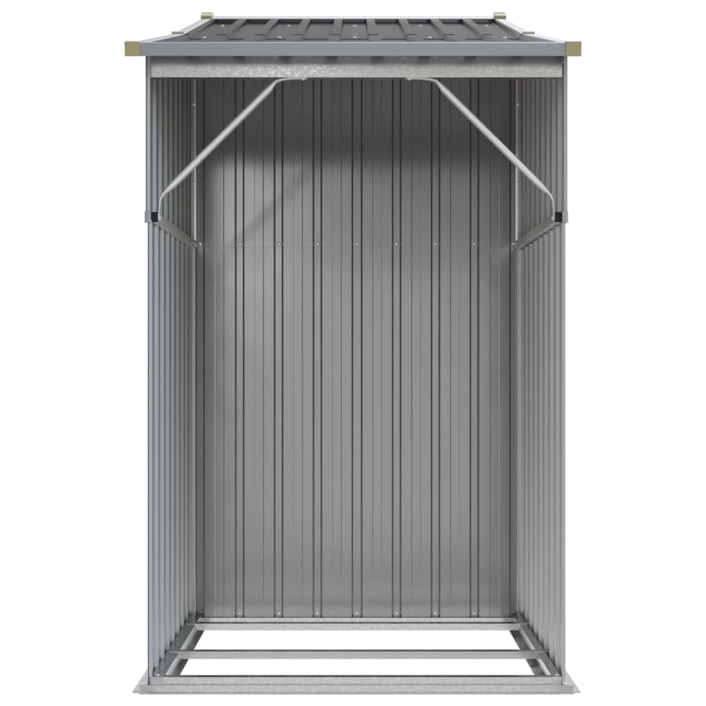 Gerätehaus 277X93X179 Cm Verzinkter Stahl