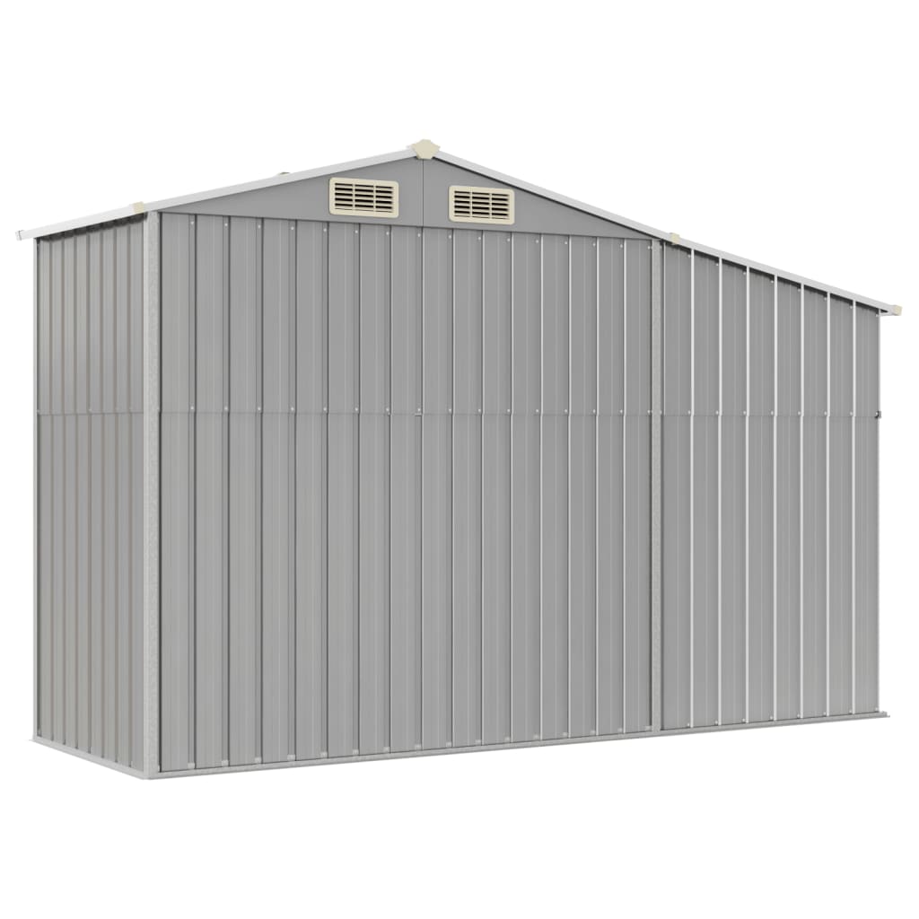 Gerätehaus 277X93X179 Cm Verzinkter Stahl
