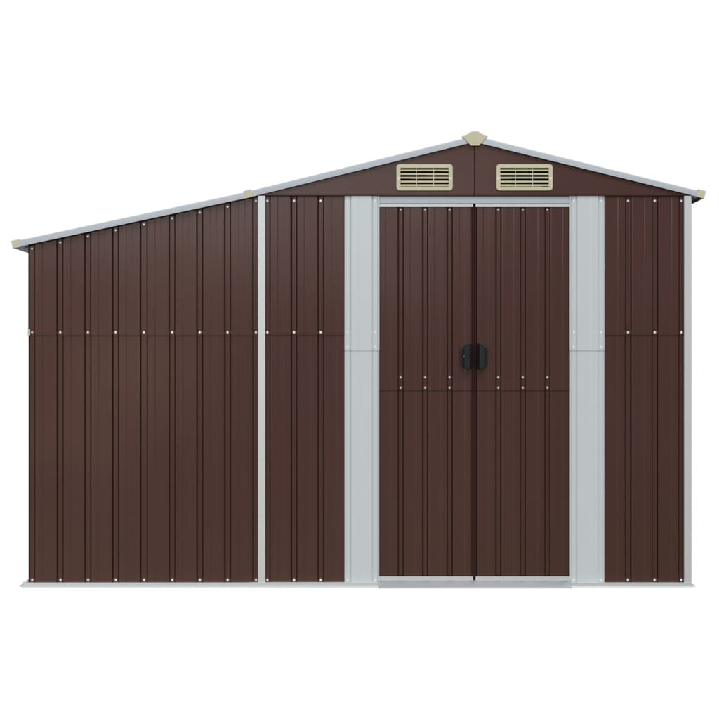 Gerätehaus 277X93X179 Cm Verzinkter Stahl