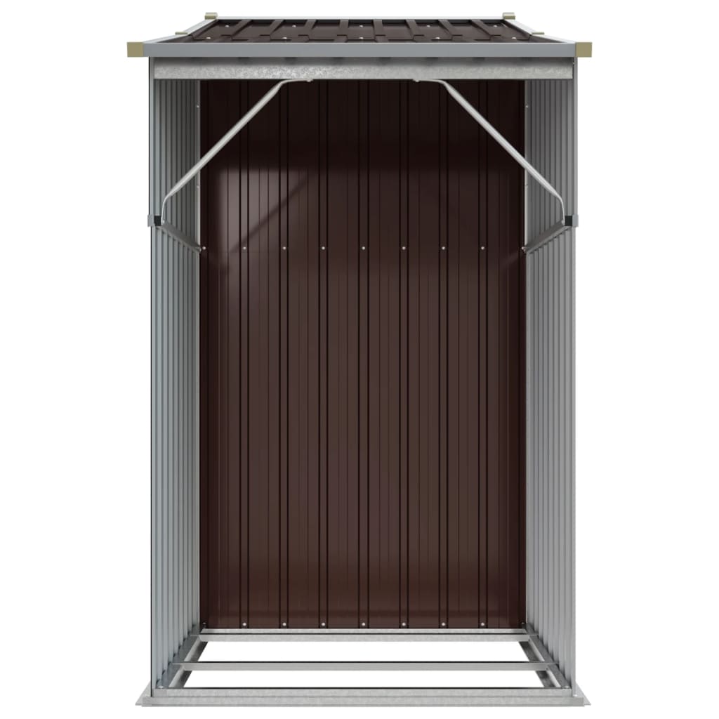 Gerätehaus 277X93X179 Cm Verzinkter Stahl