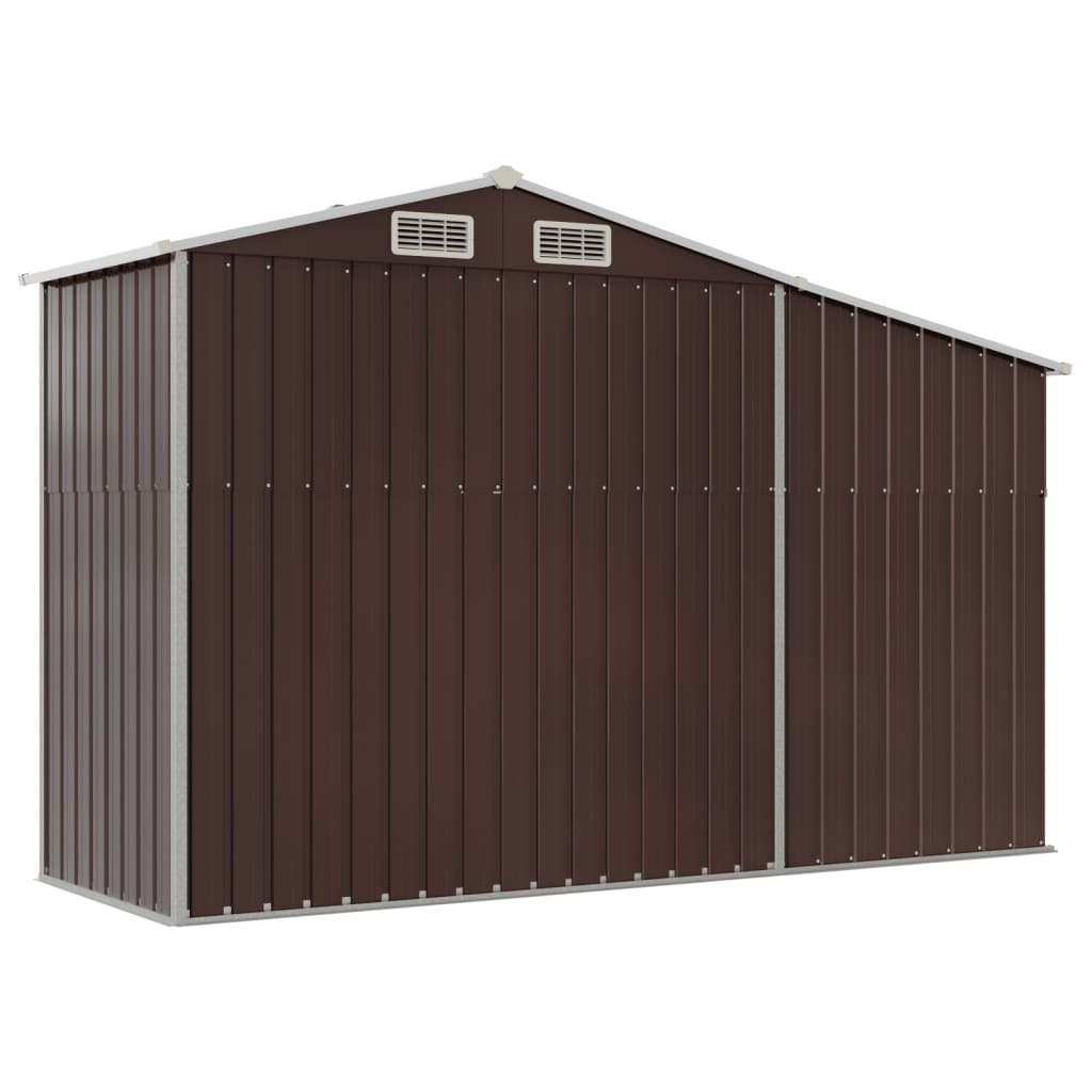 Gerätehaus 277X93X179 Cm Verzinkter Stahl