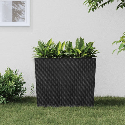 Pflanzkübel Mit Herausnehmbaren Einsatz 12/44 L Pp-Rattan
