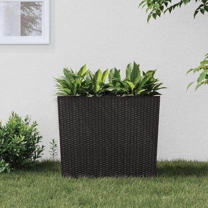 Pflanzkübel Mit Herausnehmbaren Einsatz 12/44 L Pp-Rattan