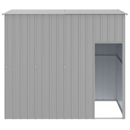Hundehütte Mit Dach 214X153X181 Cm Verzinkter Stahl