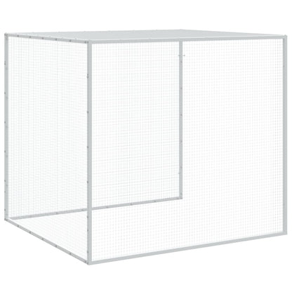 Hühnerkäfig Mit Dach 203X98X90 Cm Verzinkter Stahl