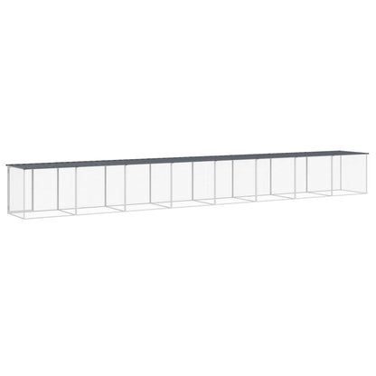 Hühnerkäfig Mit Dach 803X98X90 Cm Verzinkter Stahl