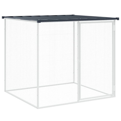 Hühnerkäfig Mit Dach 803X98X90 Cm Verzinkter Stahl