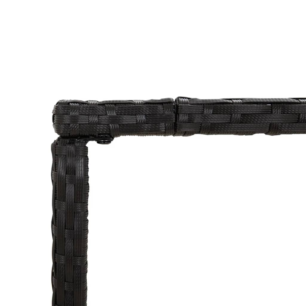 5-Tlg. Gartenbar-Set Mit Kissen Poly Rattan