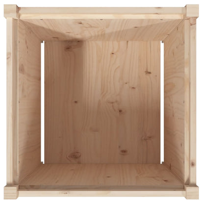 Pflanzkübel 60X60X60 Cm Massivholz Kiefer