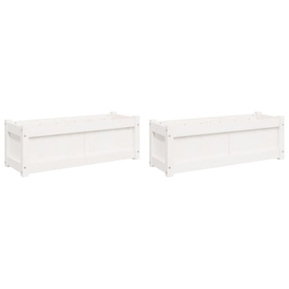Pflanzkübel 2 Stk. Massivholz Kiefer