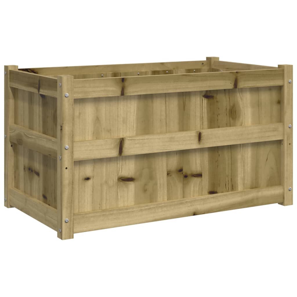 Pflanzkübel 90X50X50 Cm Kiefernholz Imprägniert