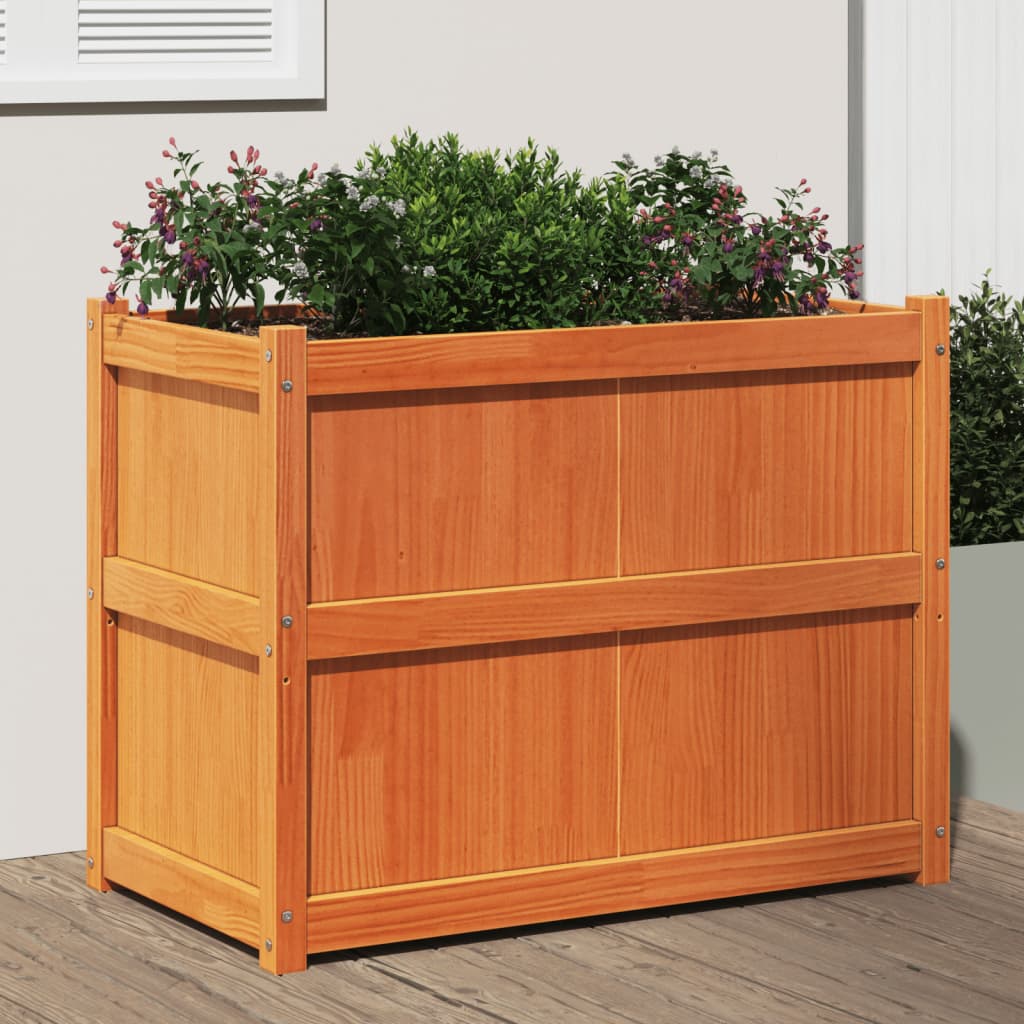 Pflanzkübel 90X50X70 Cm Massivholz Douglasie