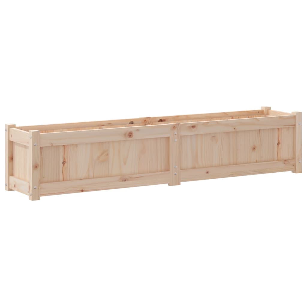 Pflanzkübel 150X31X31 Cm Massivholz Kiefer