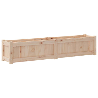Pflanzkübel 150X31X31 Cm Massivholz Kiefer