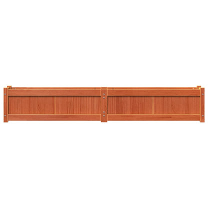 Pflanzkübel Wachsbraun 180X31X31 Cm Massivholz Kiefer