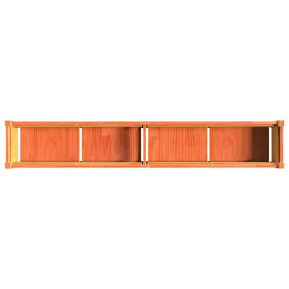 Pflanzkübel Wachsbraun 180X31X31 Cm Massivholz Kiefer