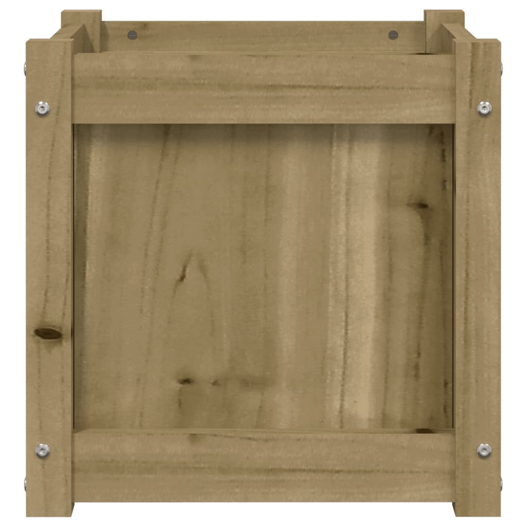 Pflanzkübel 40X40X40 Cm Kiefernholz Imprägniert
