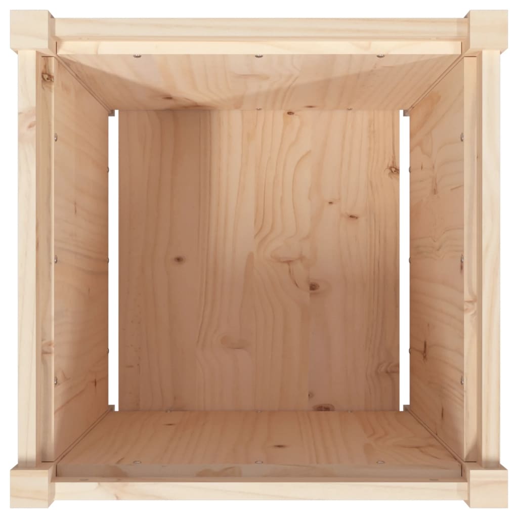 Pflanzkübel 50X50X50 Cm Massivholz Kiefer