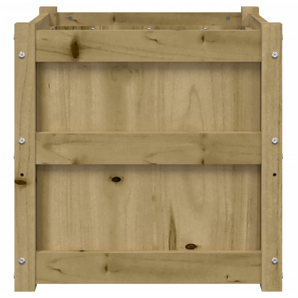 Pflanzkübel 50X50X50 Cm Kiefernholz Imprägniert