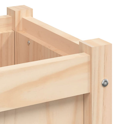 Pflanzkübel Mit Füßen 70X31X70 Cm Massivholz Kiefer