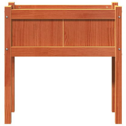 Pflanzkübel Mit Beinen Wachsbraun 70X31X70 Cm Massivholz Kiefer