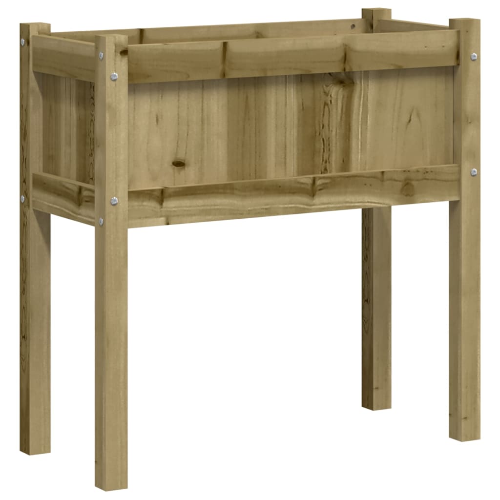 Pflanzkübel Mit Beinen 70X31X70 Cm Kiefernholz Imprägniert