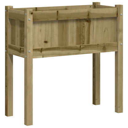 Pflanzkübel Mit Beinen 70X31X70 Cm Kiefernholz Imprägniert