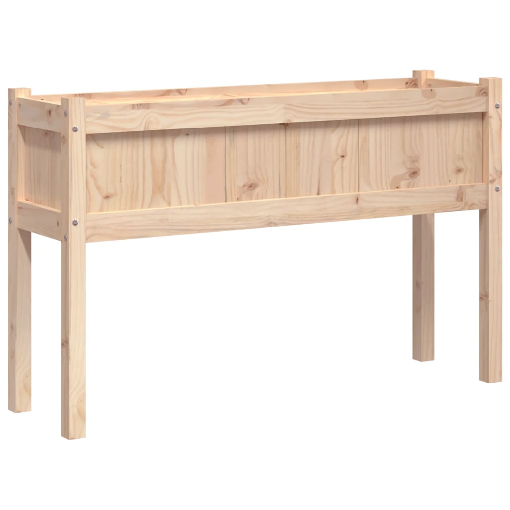 Pflanzkübel 2 Stk. Mit Beinen Massivholz Kiefer