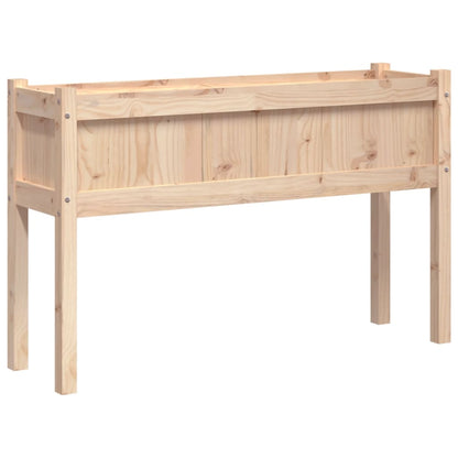 Pflanzkübel 2 Stk. Mit Beinen Massivholz Kiefer