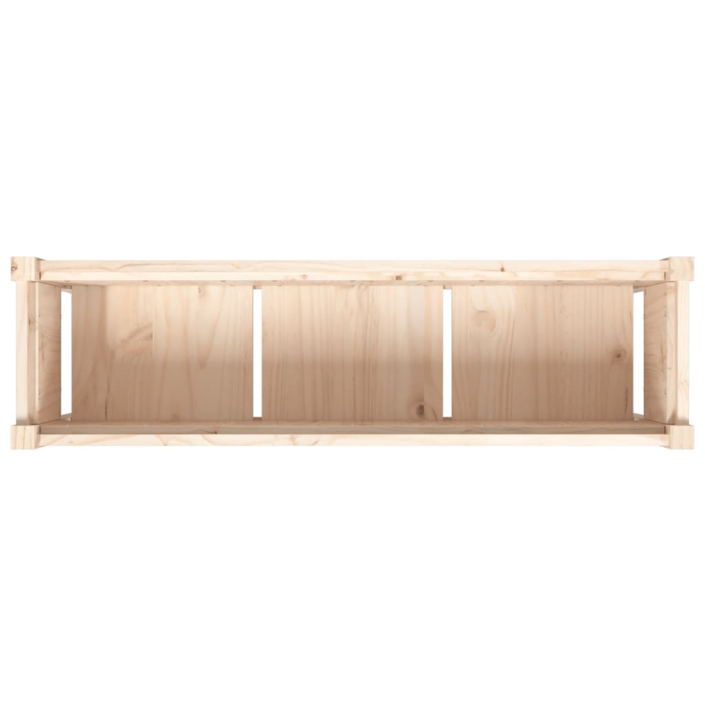 Pflanzkübel 2 Stk. Mit Beinen Massivholz Kiefer