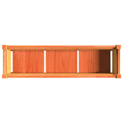 Pflanzkübel Mit Beinen Wachsbraun 110X31X70Cm Massivholz Kiefer