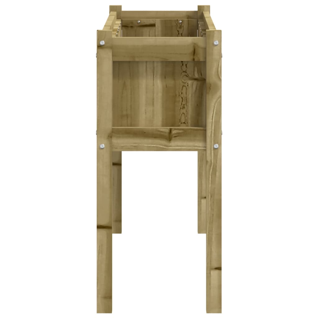 Pflanzkübel Mit Beinen 110X31X70 Cm Kiefernholz Imprägniert