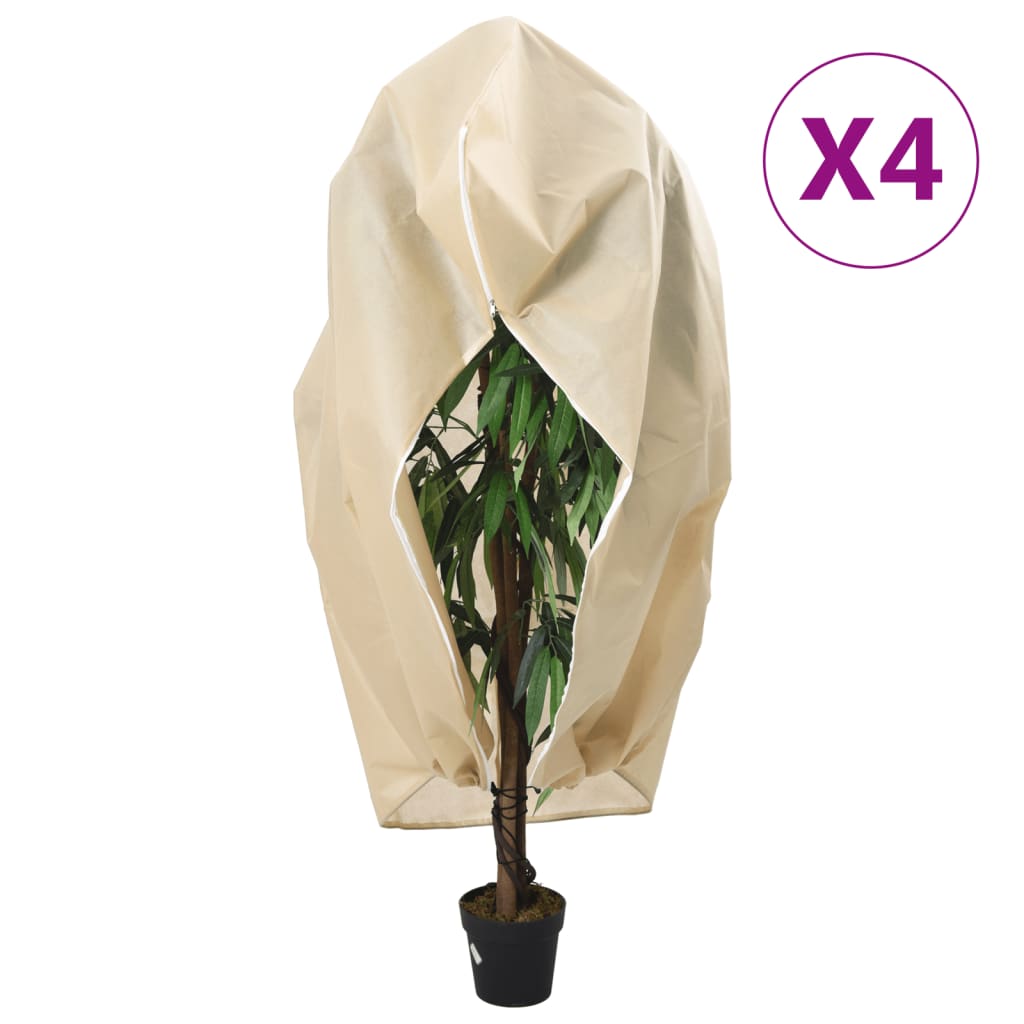 Winterschutz Fur Pflanzen 3 Pcs 3,5 X 3,93 M Vliesstoff Beige