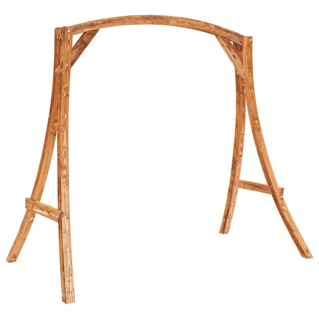 Hollywoodschaukel Massivholz Fichte Mit Teak-Finish Weinrot