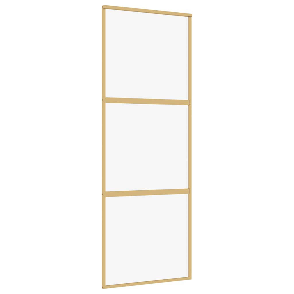 Schiebetür En 76X205 Cm Esg-Klarglas Und Aluminium