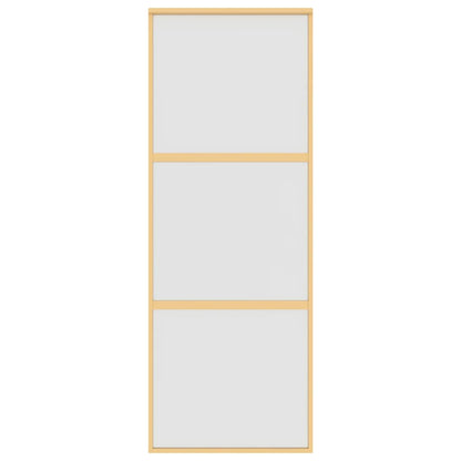 Schiebetür Golden 76X205 Cm Matt Esg-Glas Und Aluminium