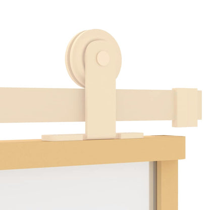 Schiebetür Golden 76X205 Cm Matt Esg-Glas Und Aluminium