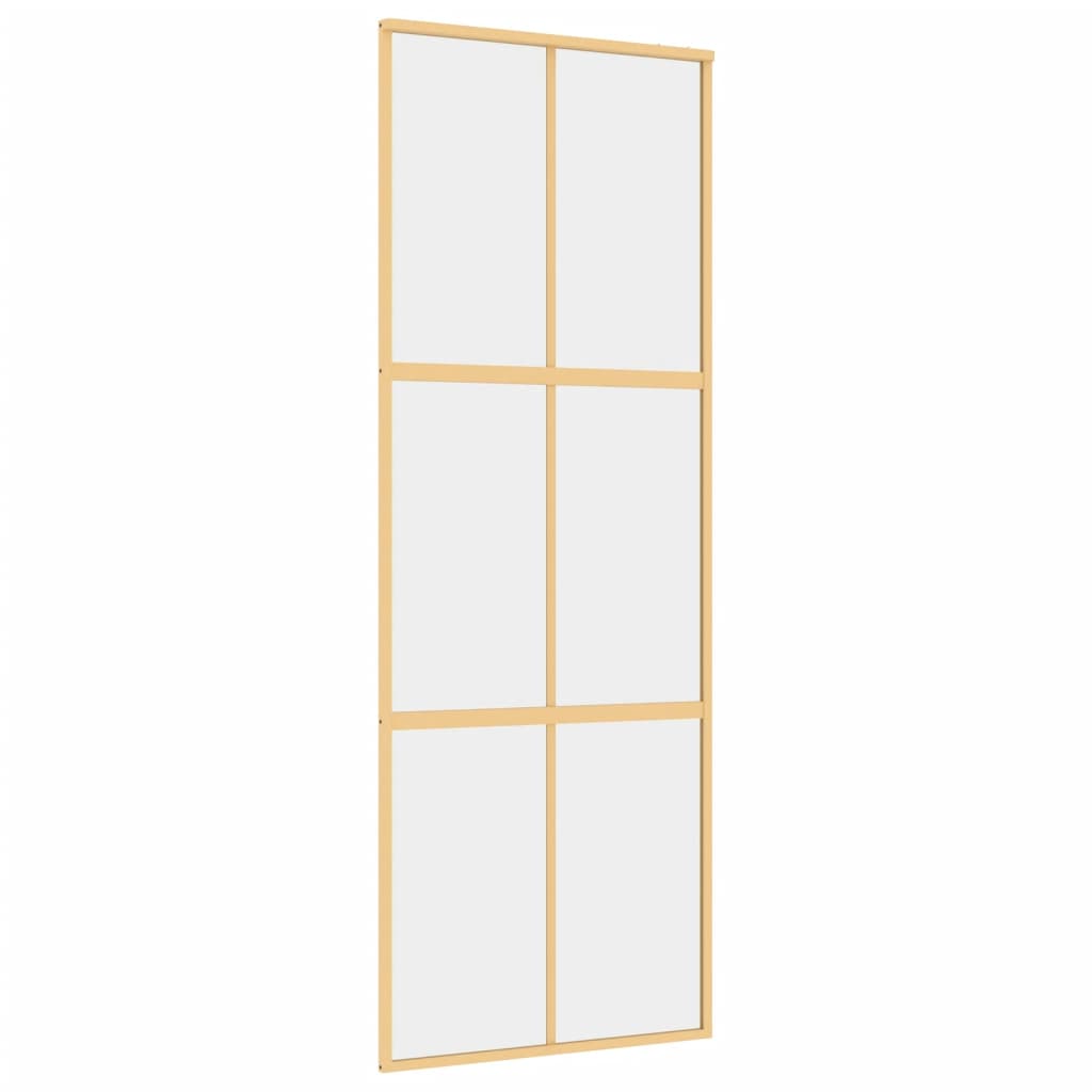 Schiebetür En 76X205 Cm Esg-Klarglas Und Aluminium