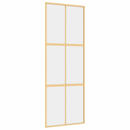 Schiebetür En 76X205 Cm Esg-Klarglas Und Aluminium