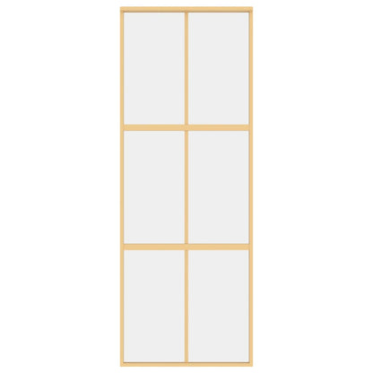 Schiebetür En 76X205 Cm Esg-Klarglas Und Aluminium