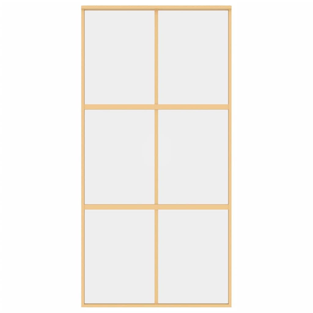 Schiebetür En 102,5X205 Cm Esg-Klarglas Und Aluminium