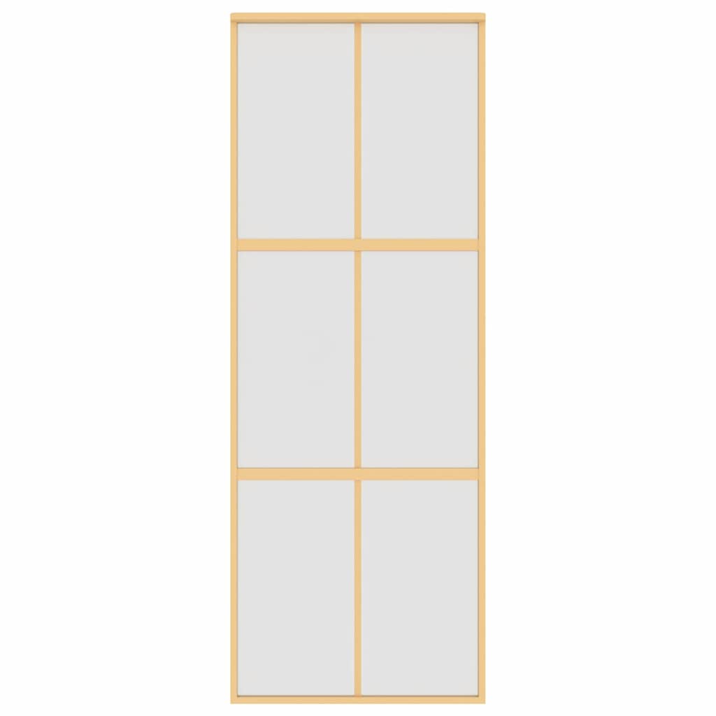 Schiebetür Golden 76X205 Cm Matt Esg-Glas Und Aluminium