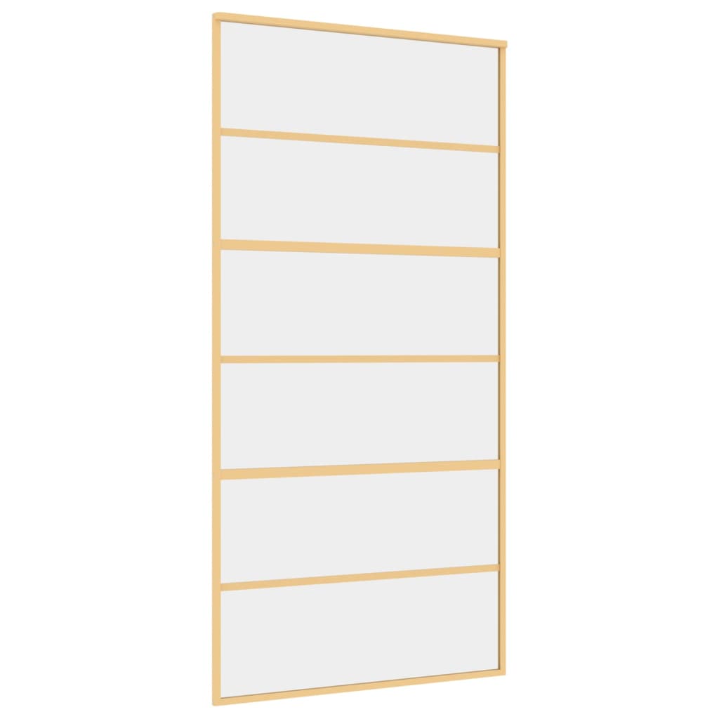 Schiebetür En 102,5X205 Cm Esg-Klarglas Und Aluminium